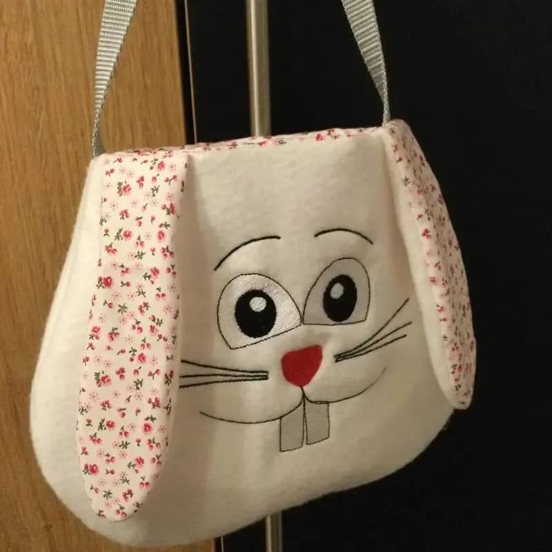 ITH Stickdatei Ostertasche Osterhase Utensilo