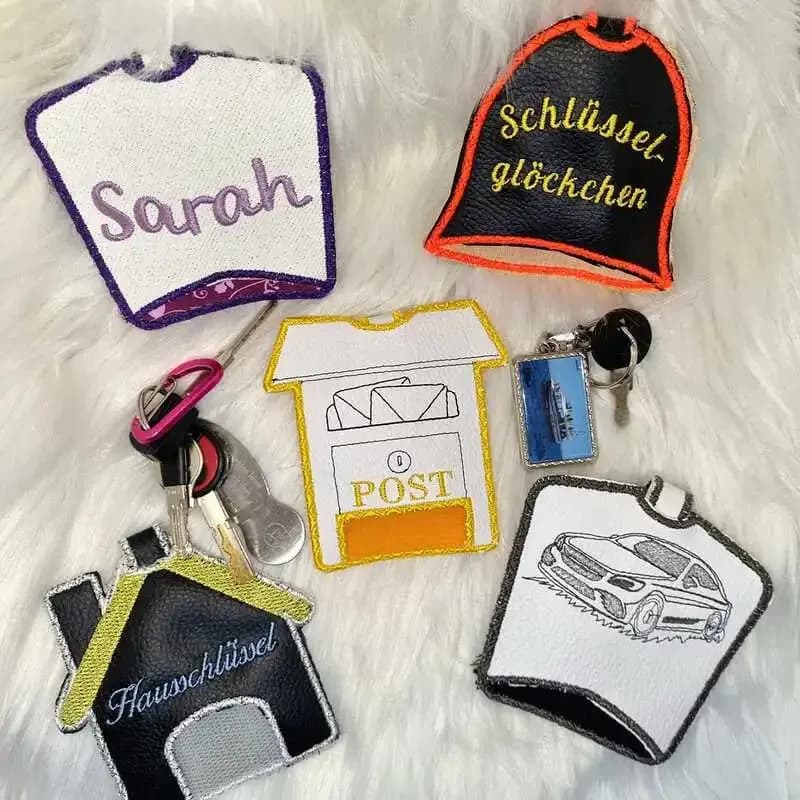 ITH Stickdatei Schlüsseltasche - Schlüsseletui