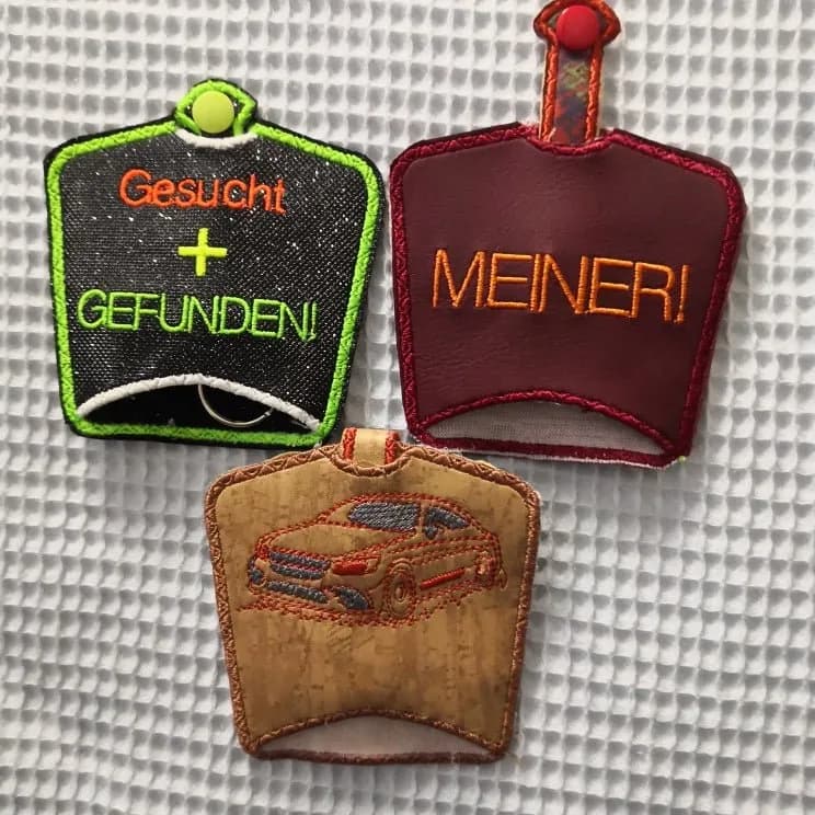 ITH Stickdatei Schlüsseltasche - Schlüsseletui