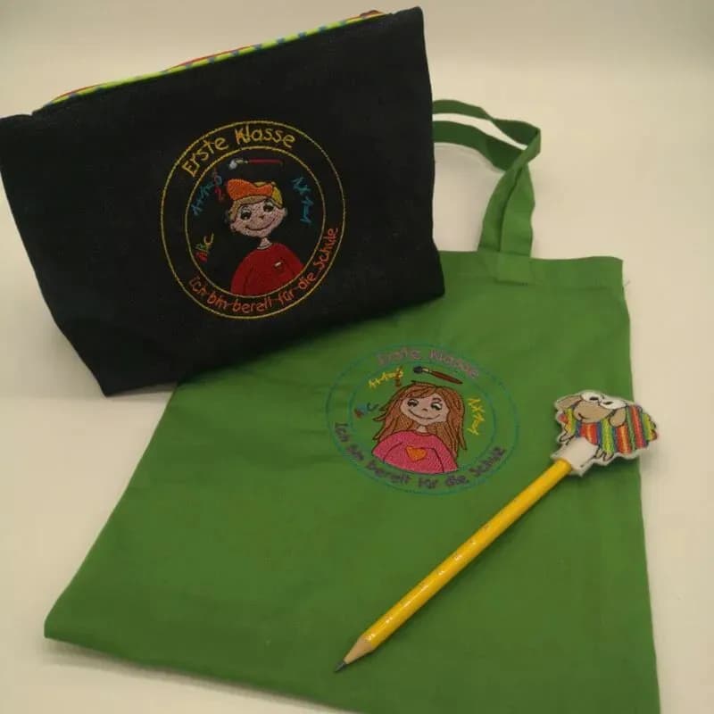 ITH Stickdatei Schulanfang