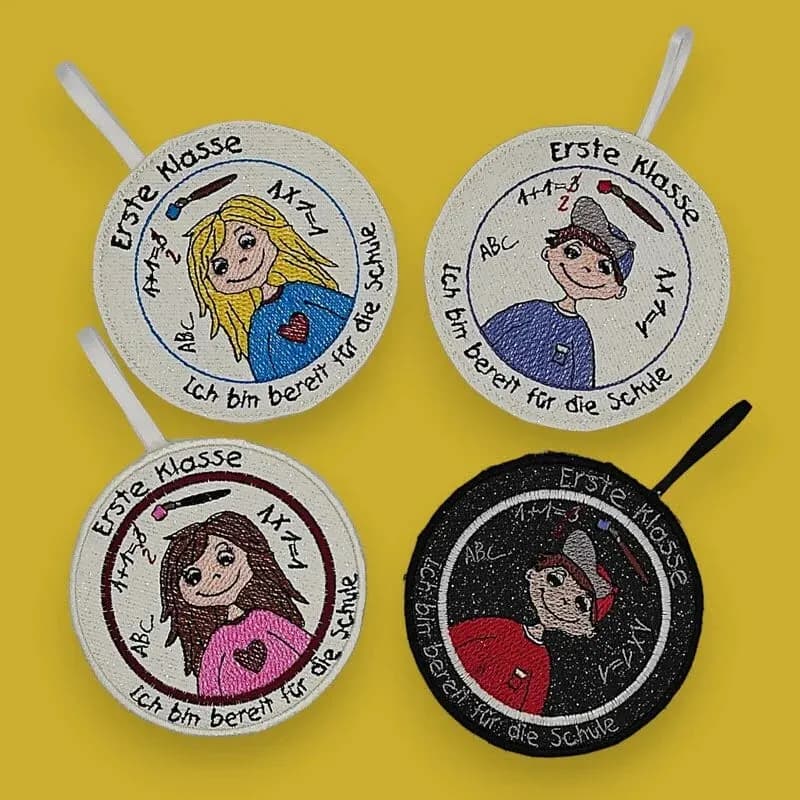 ITH Stickdatei Schulanfang