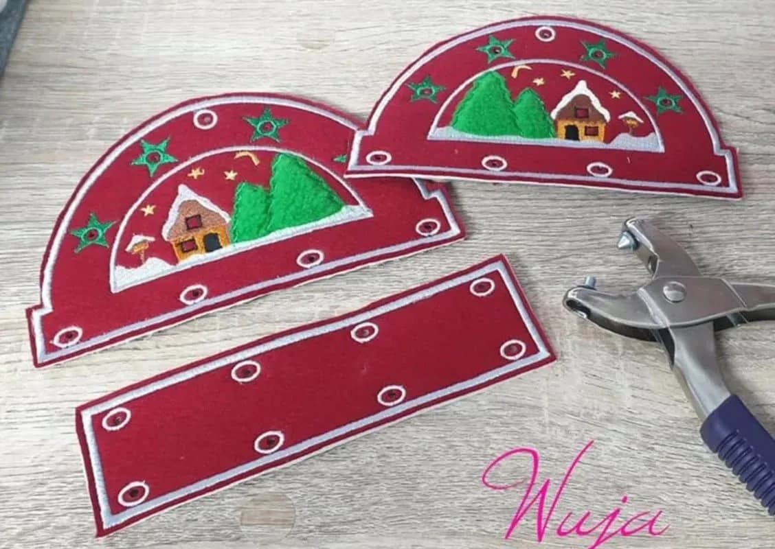 ITH Stickdatei Schwibbogen Advent