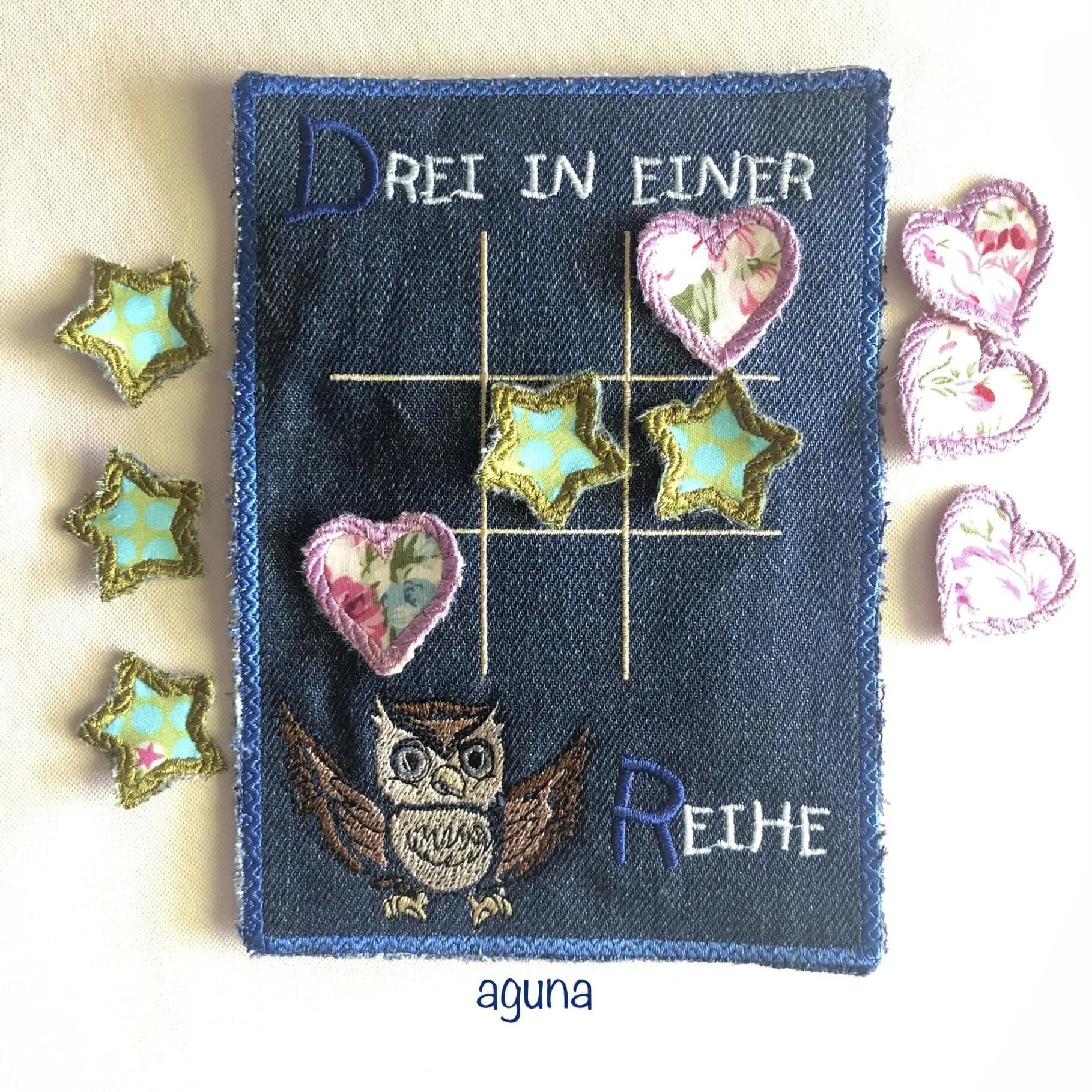 ITH Stickdatei Spiel 3 in einer Reihe