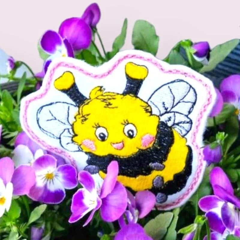 ITH Stickdatei Stabfiguren Sommerinsekten