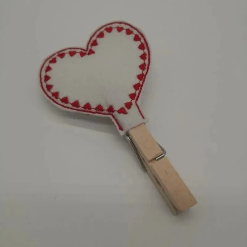 ITH Stickdatei Stiftaufsatz Herz