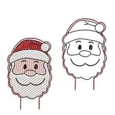 ITH Stickdatei Stiftaufsatz Nikolaus