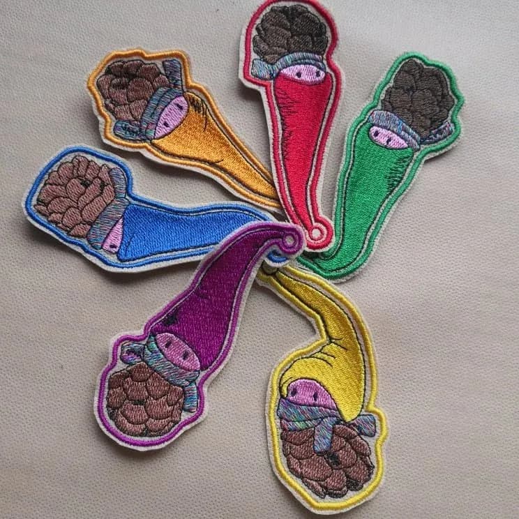 ITH Stickdatei Tannenzapfen Wichtel