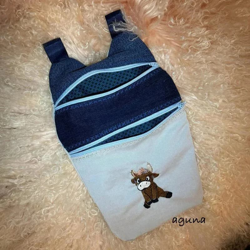 ITH Stickdatei Tasche LaJaBag Pakete