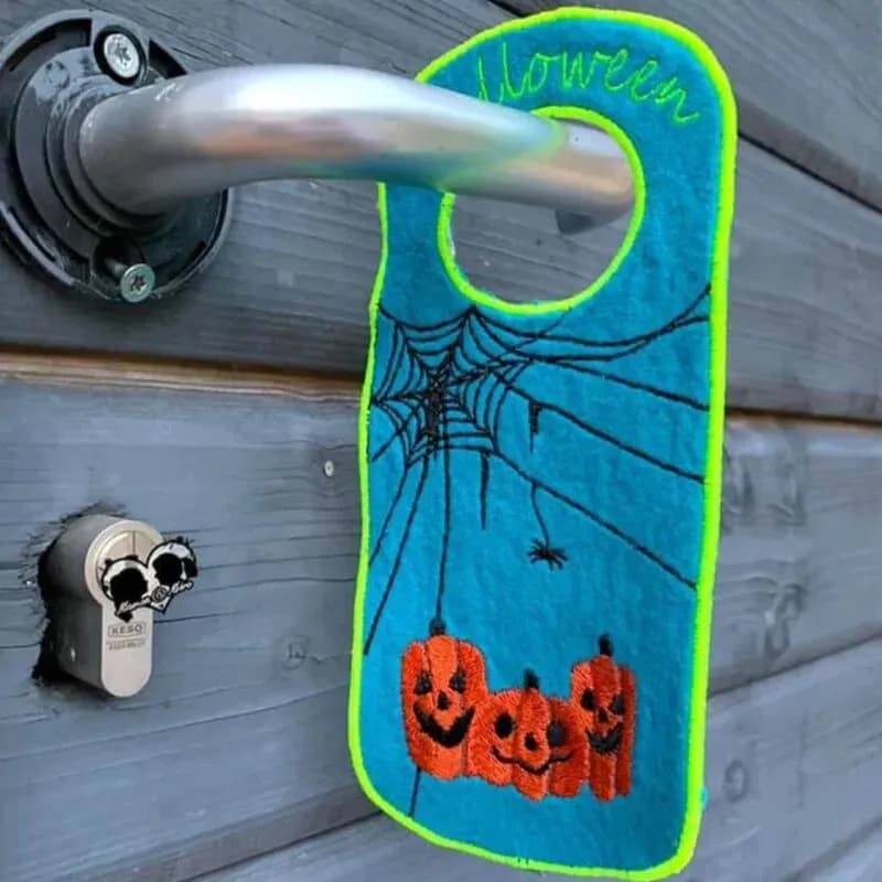 ITH Stickdatei Türanhänger Halloween 6-er
