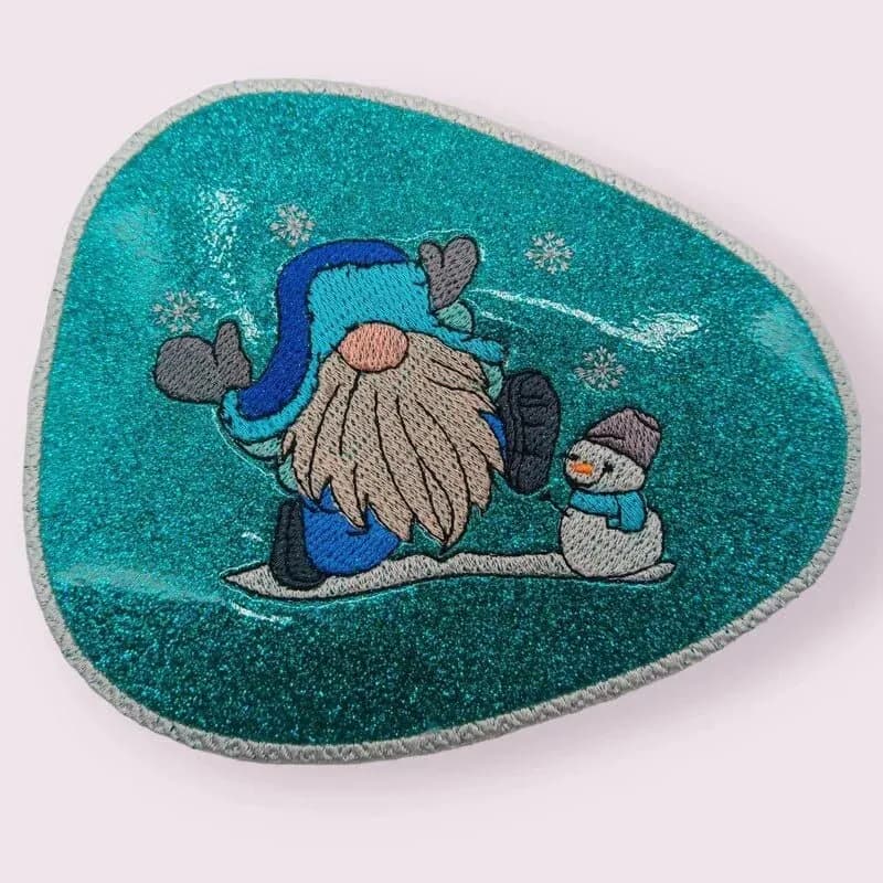 ITH Stickdatei Untersetzer Abrasa Blanko