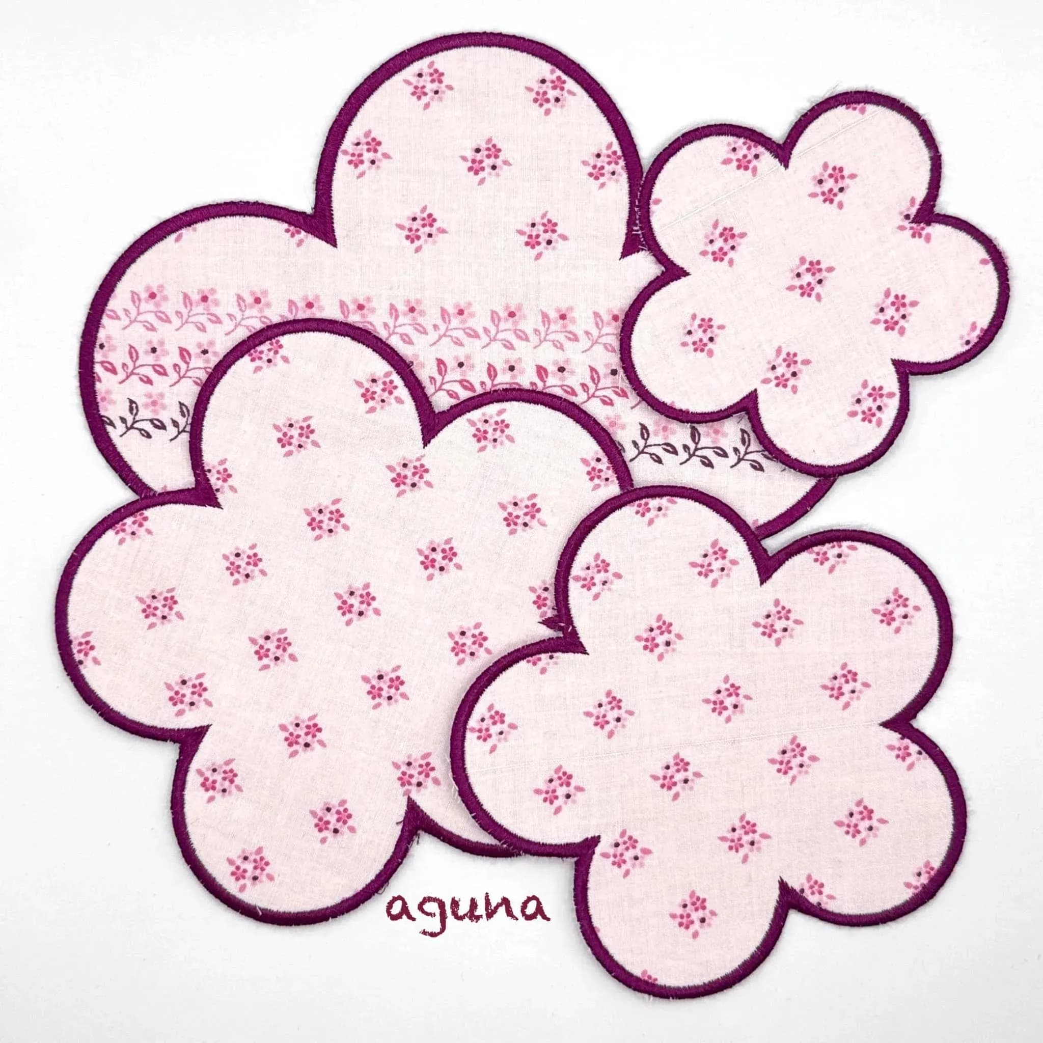 ITH Stickdatei Untersetzer besondere Formen