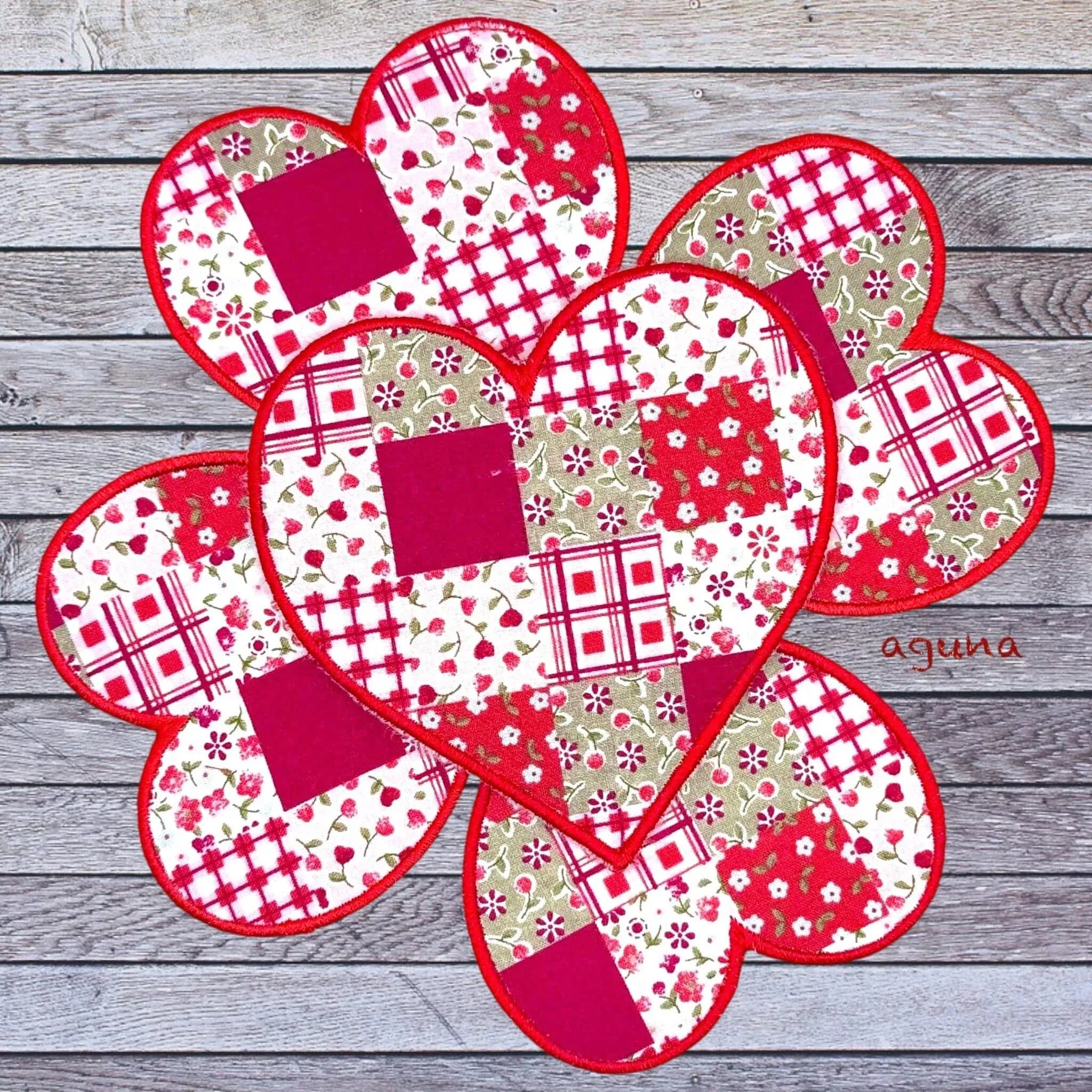 ITH Stickdatei Untersetzer besondere Formen