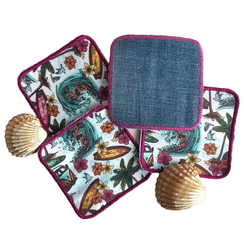 ITH Stickdatei Untersetzer eckig Blanko