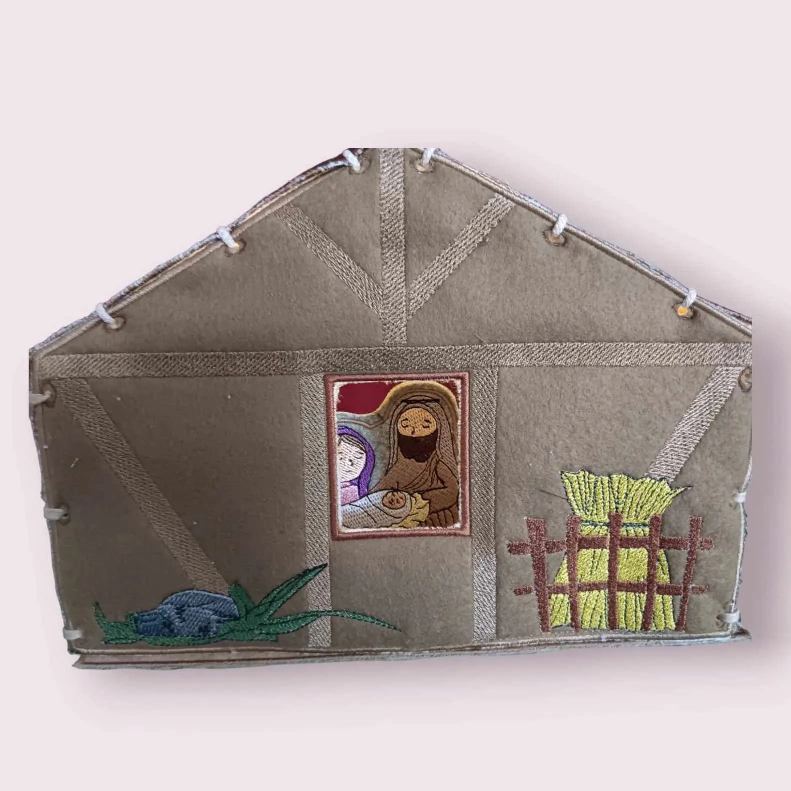 ITH Stickdatei Weihnachtskrippe mit Paar