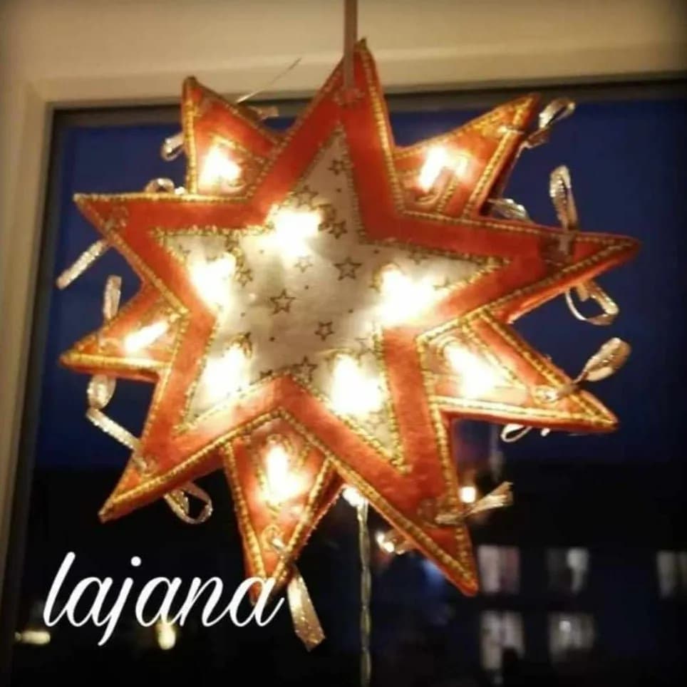 ITH Stickdatei Weihnachtsstern