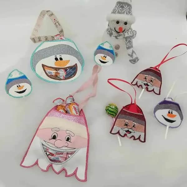 ITH Stickdatei Weihnachtstaschen