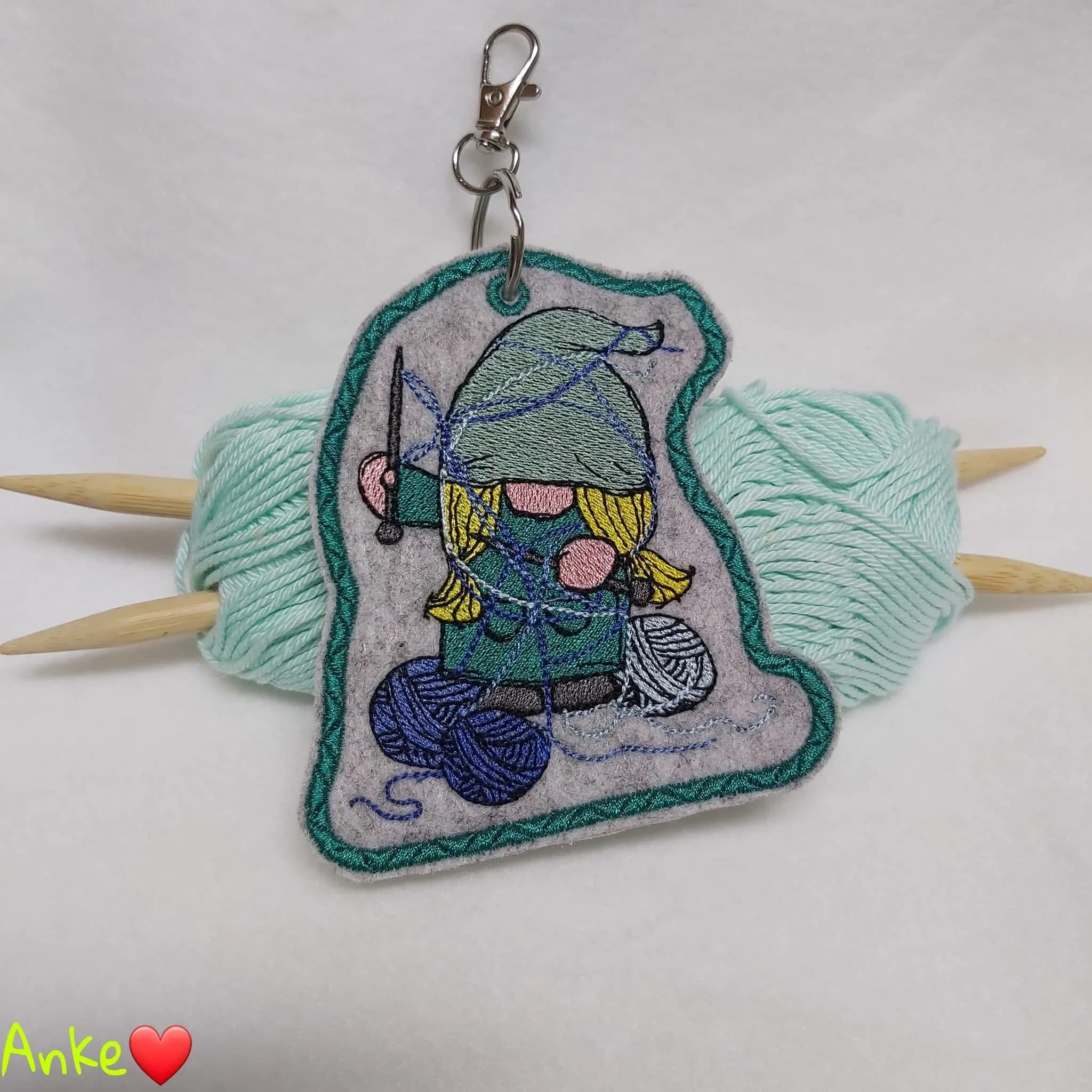 ITH Stickdatei Wichtel Handarbeit