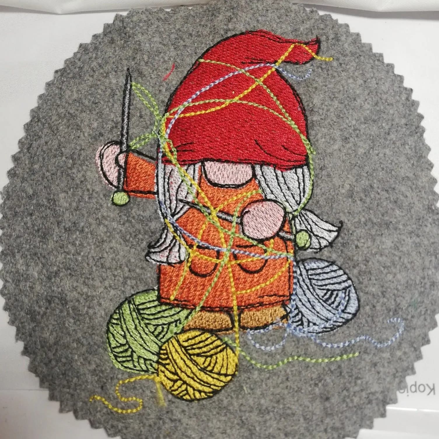 ITH Stickdatei Wichtel Handarbeit