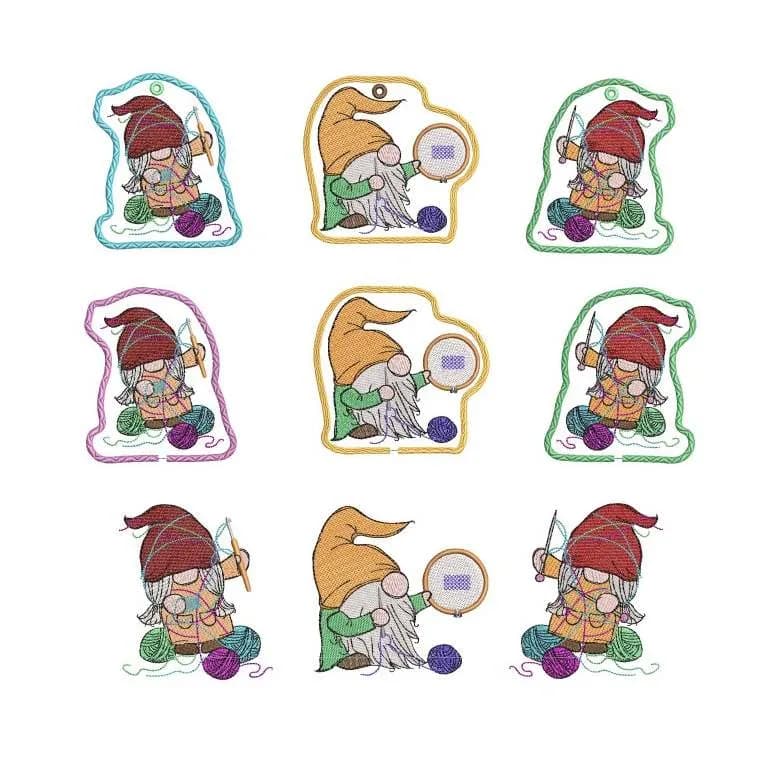 ITH Stickdatei Wichtel Handarbeit