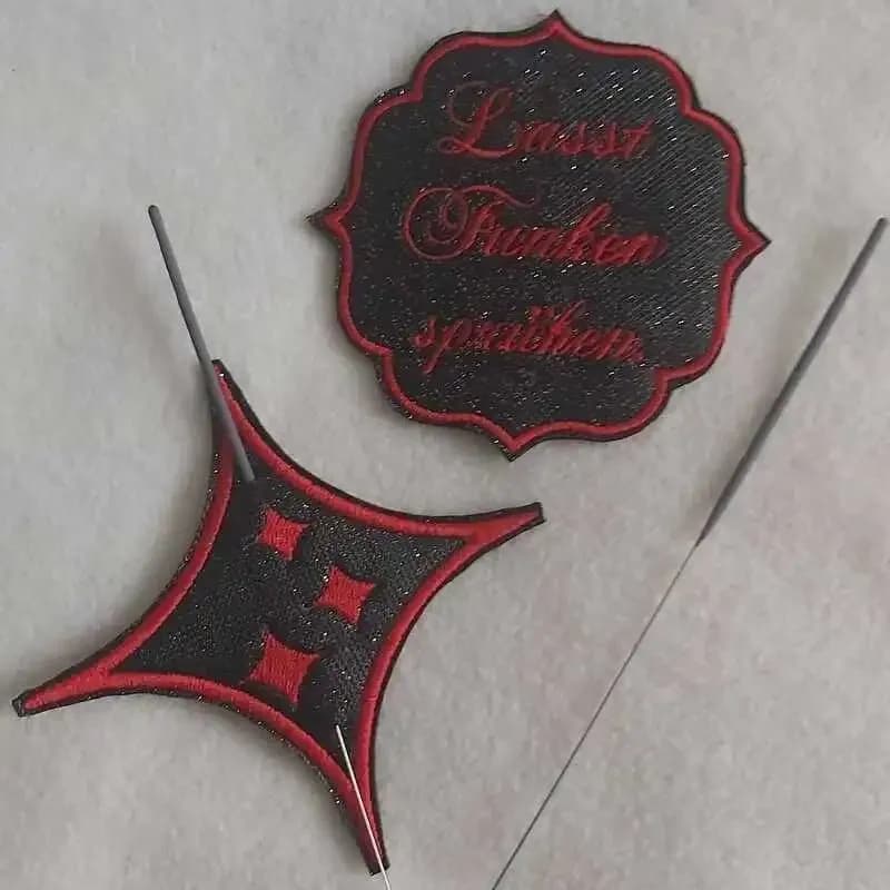 ITH Stickdatei Wunderkerzenhalter