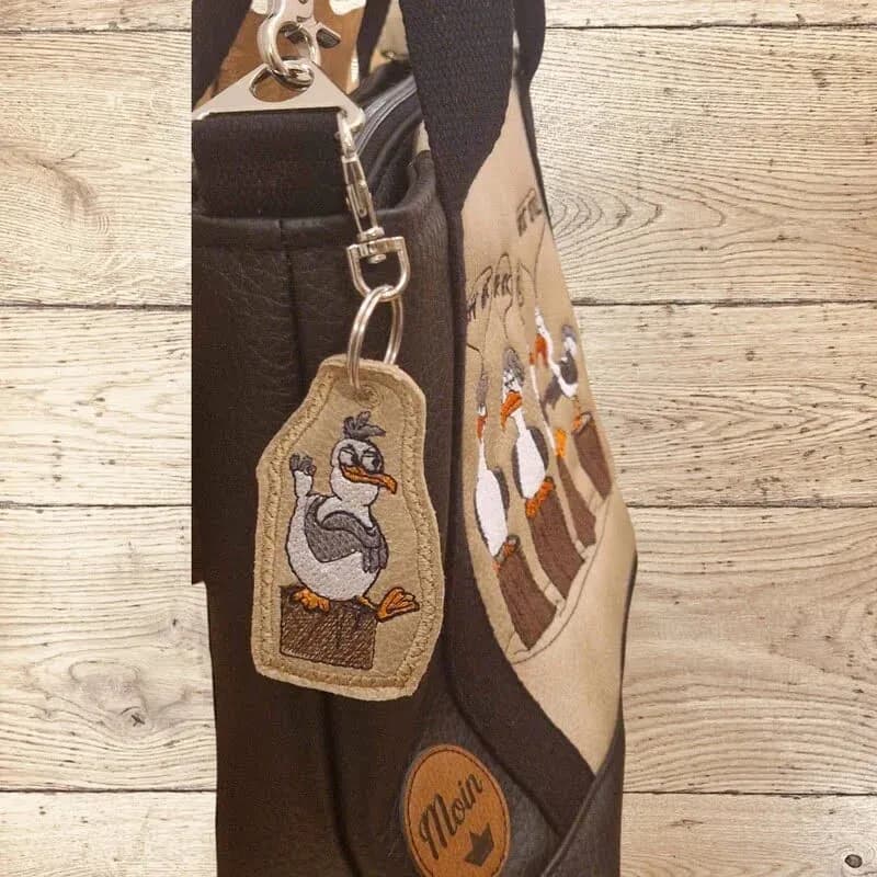 ITH Stickdatei Anhänger Möwe Carlo and friends