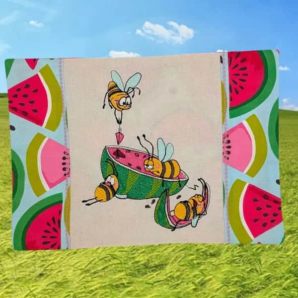 Stickdatei Bienen Meloni