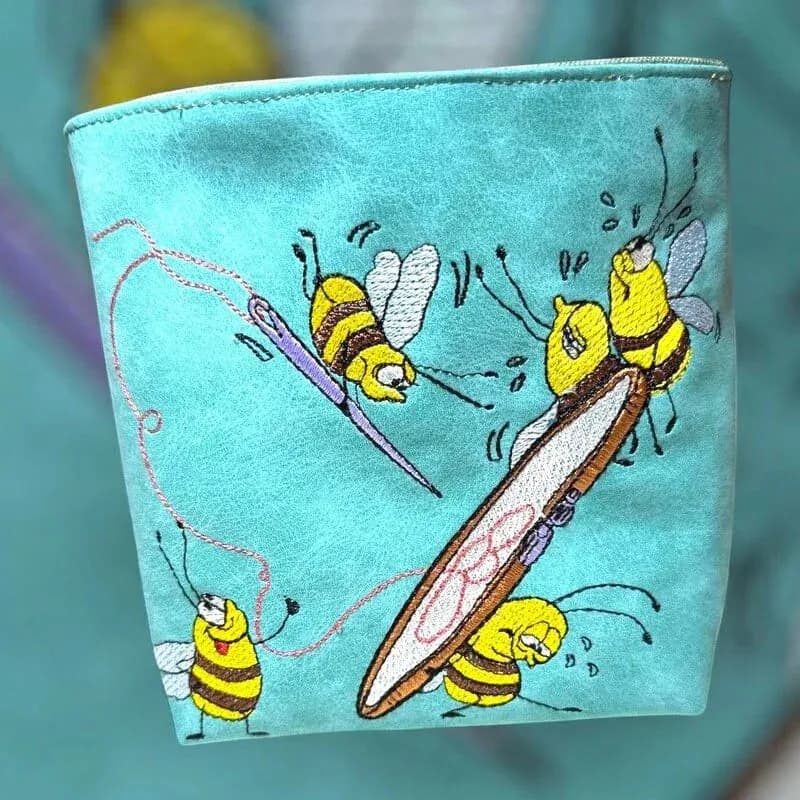 Stickdatei Bienen sticken