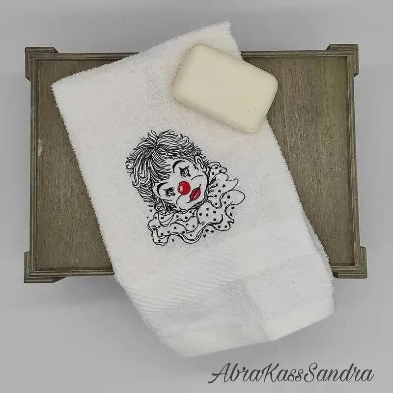 Stickdatei Clown Pierrot