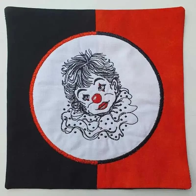 Stickdatei Clown Pierrot