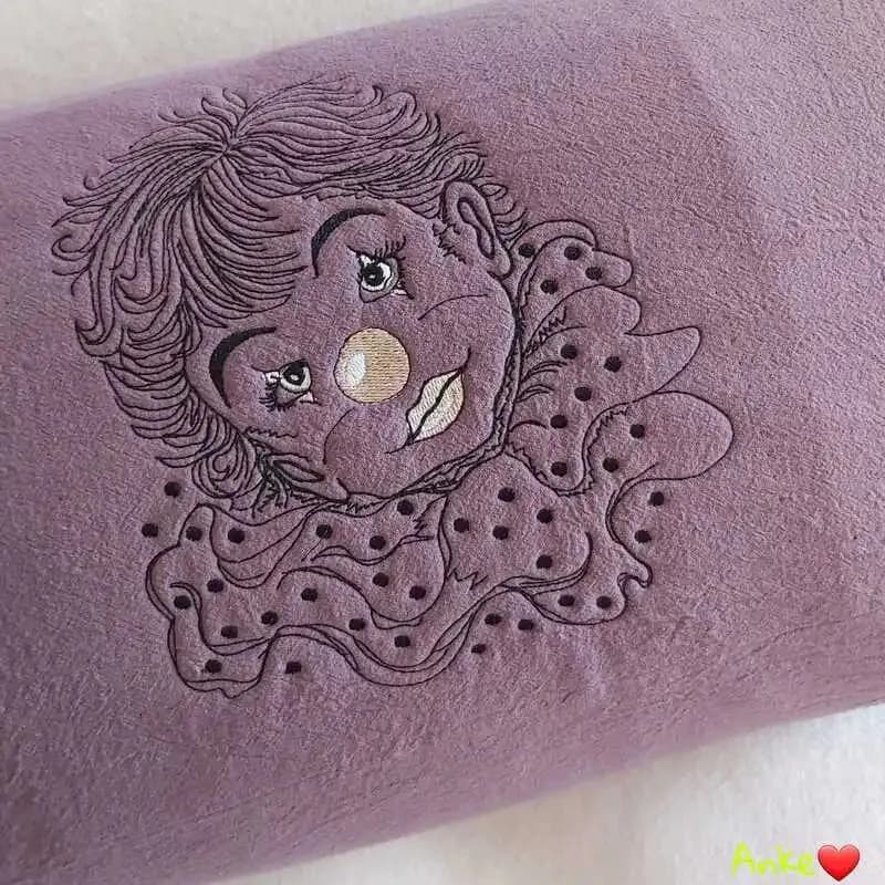 Stickdatei Clown Pierrot