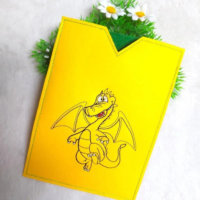 Stickdatei Drache Ede