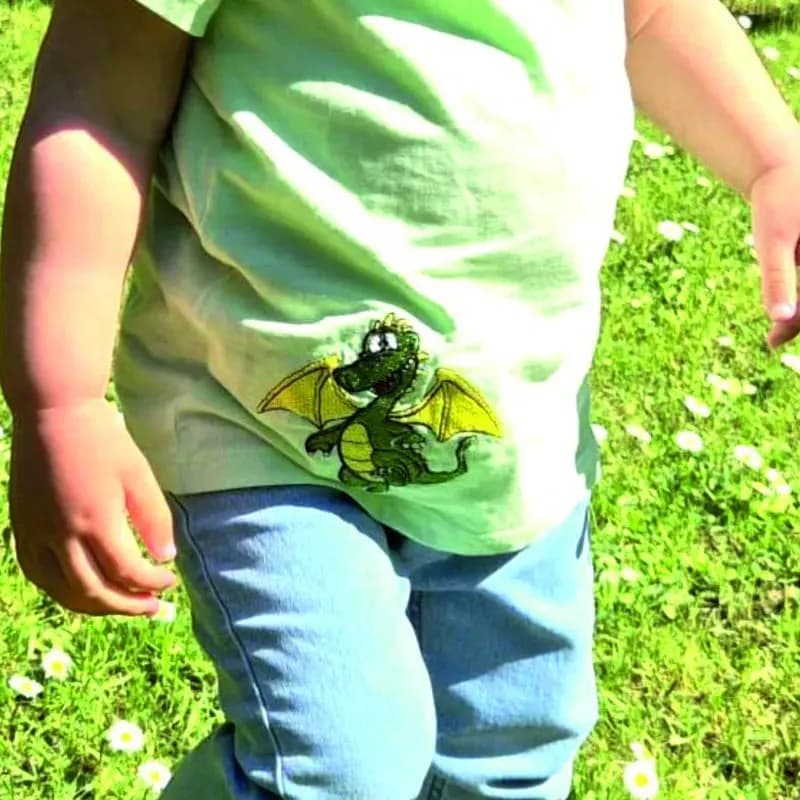 Stickdatei Drache Ede