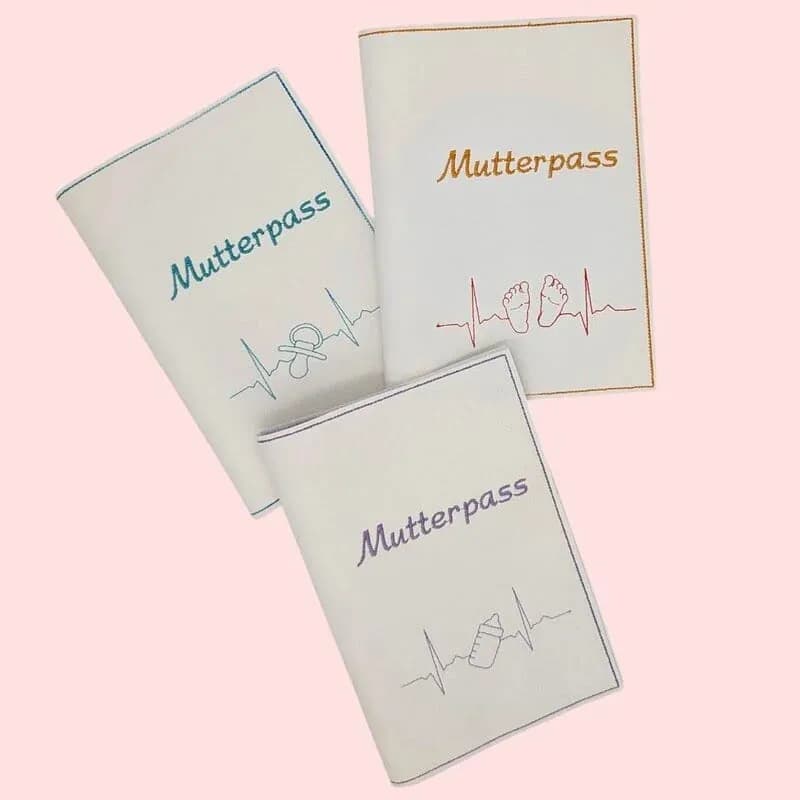 Stickdatei EKG Linien Baby