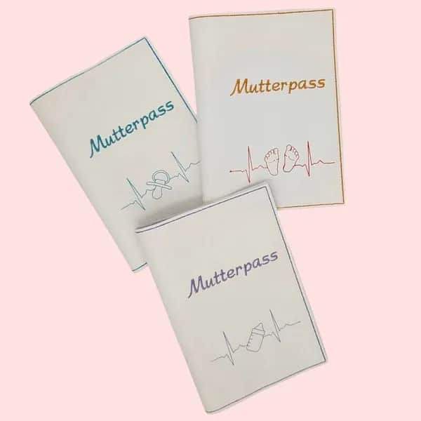 Stickdatei EKG Linien Baby