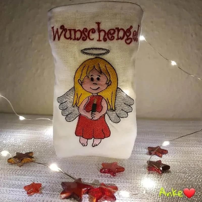 Stickdatei Engel Vollstick Set