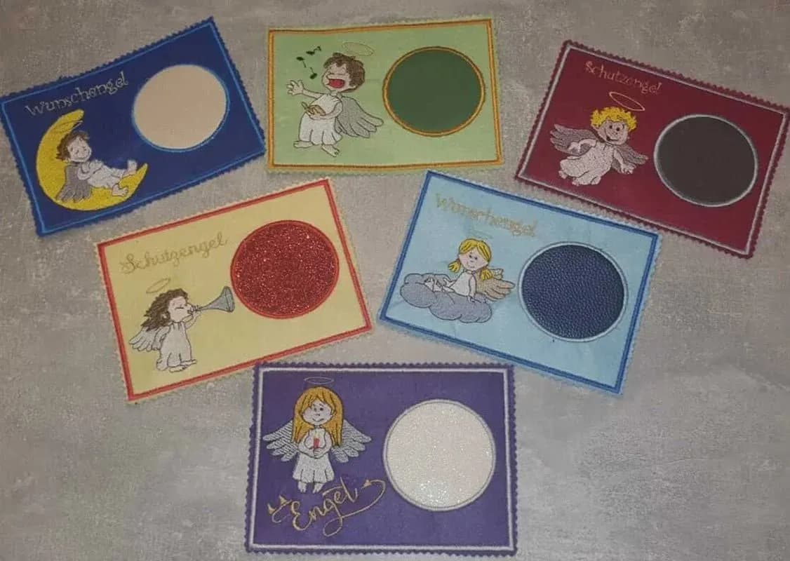 Stickdatei Engel Vollstick Set