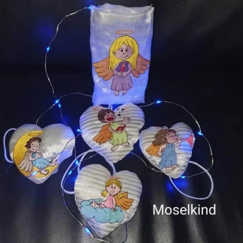 Stickdatei Engel Vollstick Set