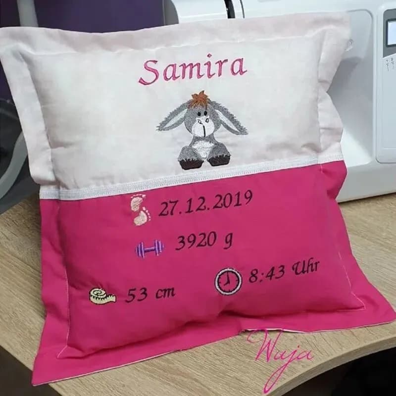 Stickdatei Esel Lucky