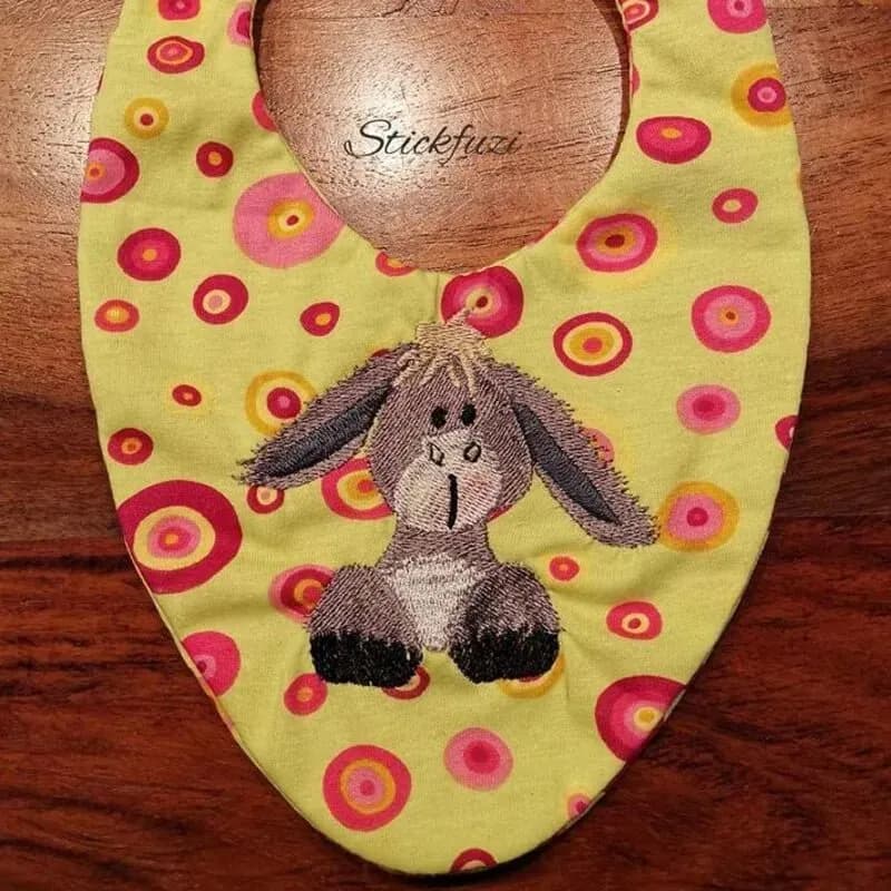 Stickdatei Esel Lucky