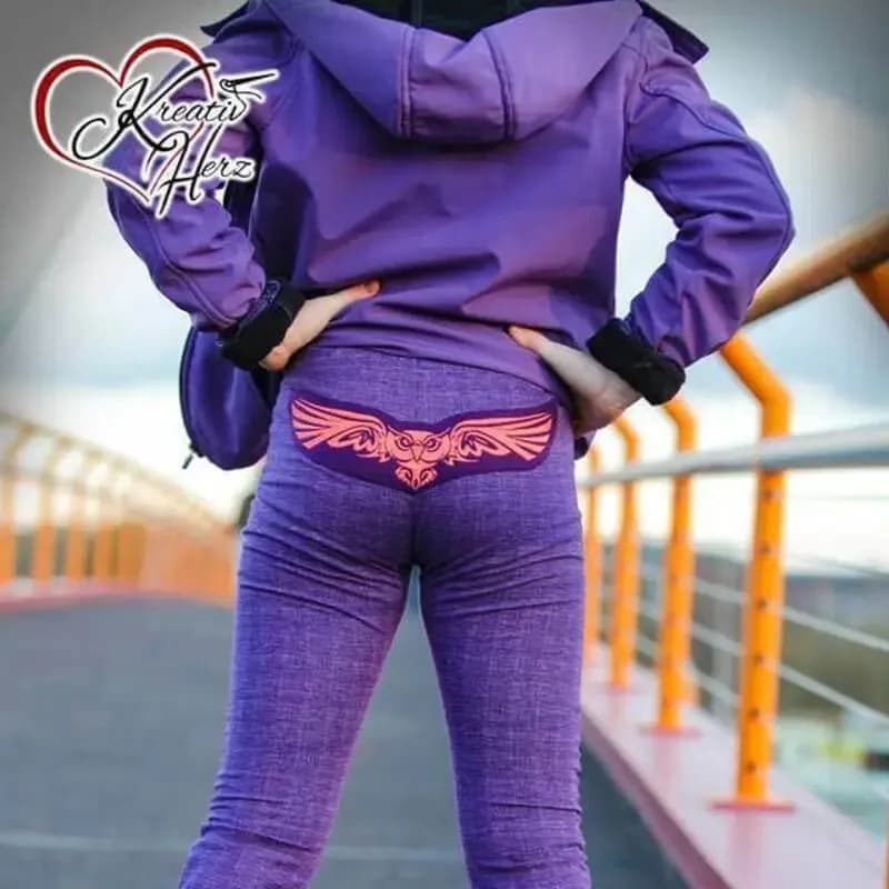 Stickdatei Eule im Flug