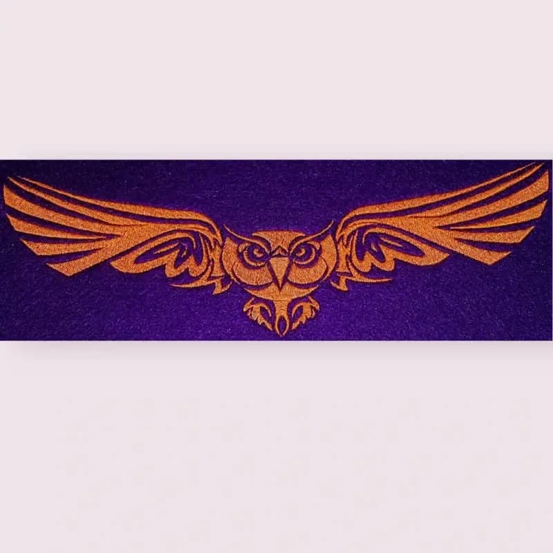 Stickdatei Eule im Flug