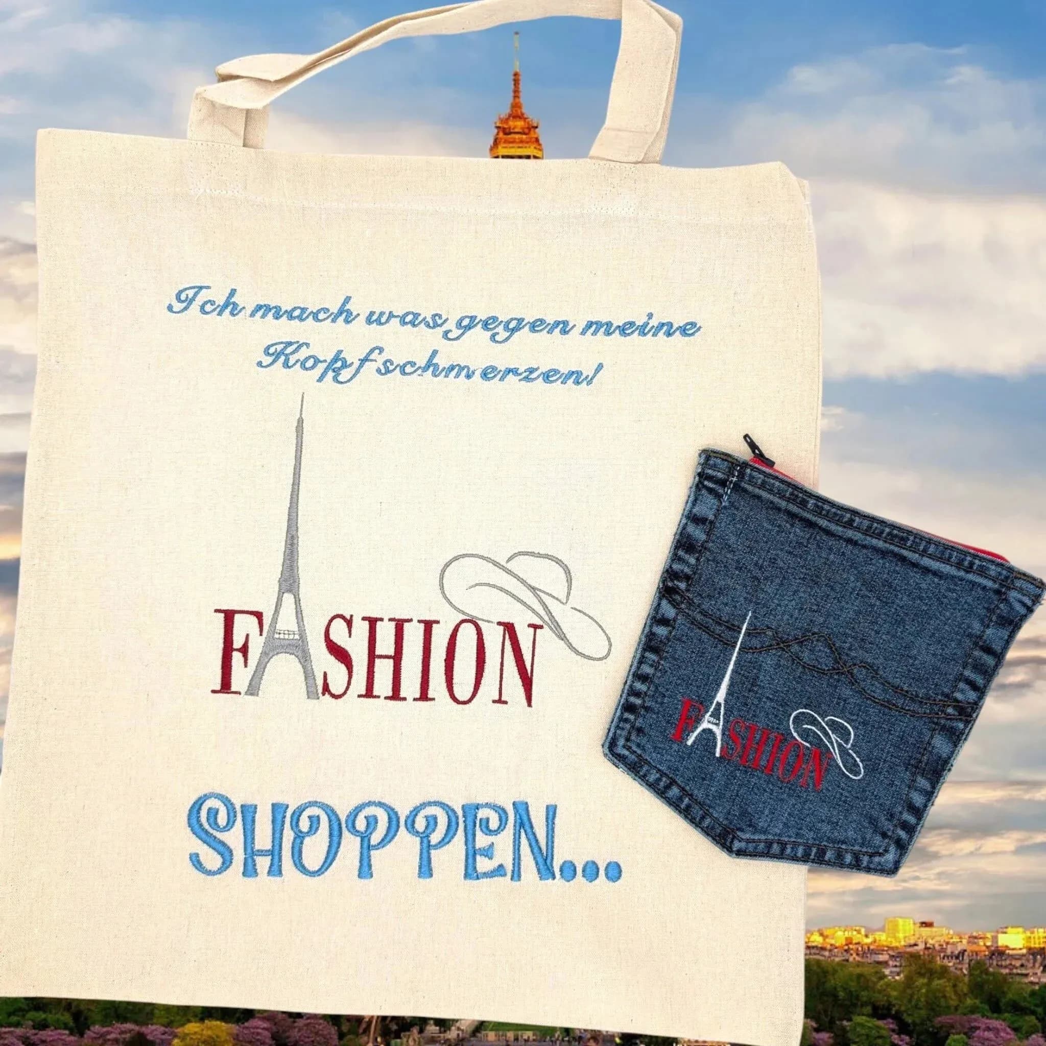 Stickdatei Frauensache Fashion