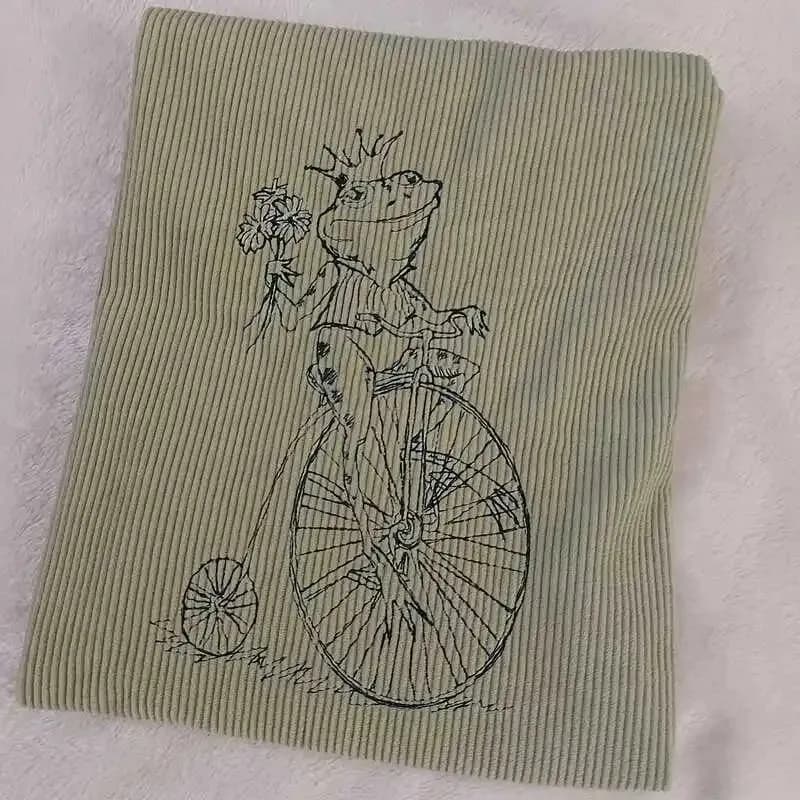 Stickdatei Froschkönig