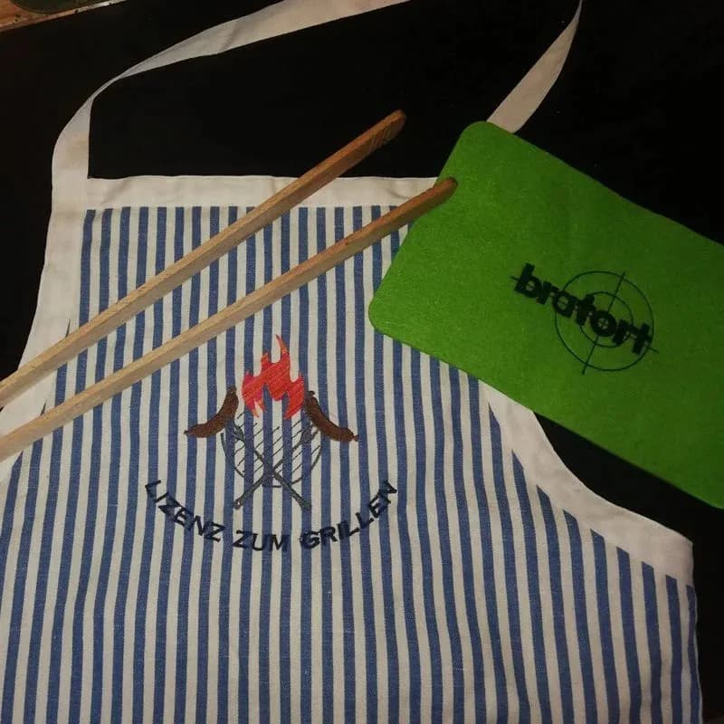 Stickdatei Grillen Vatertag