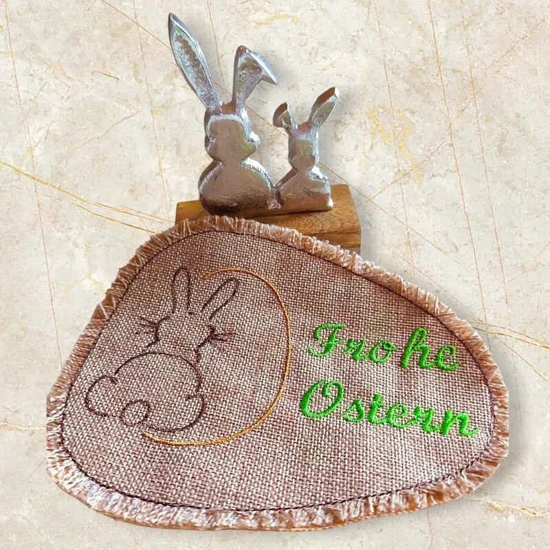 Stickdatei Hase im Ei