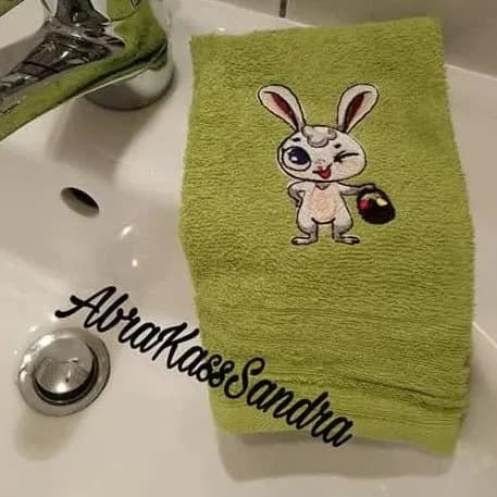Stickdatei Hase mit Osterkorb – stiXXie