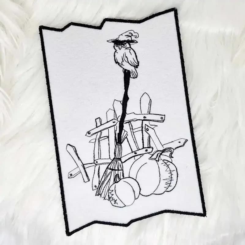 Stickdatei Herbst Halloween