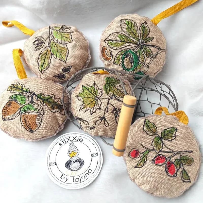 Stickdatei Herbstfrüchte