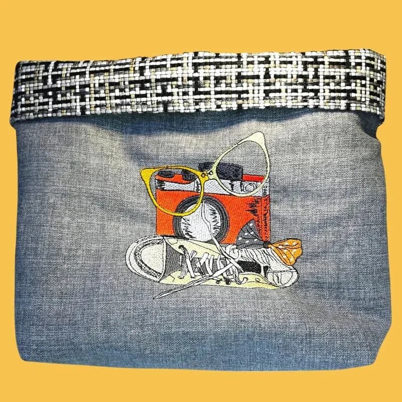 Stickdatei Hipster Design