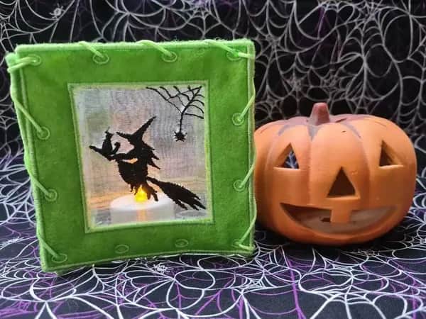 Stickdatei ITH Laterne Halloween